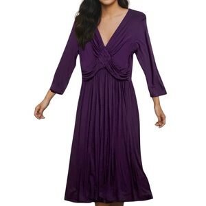 Gilli Deep Purple Midi Dress Sz S